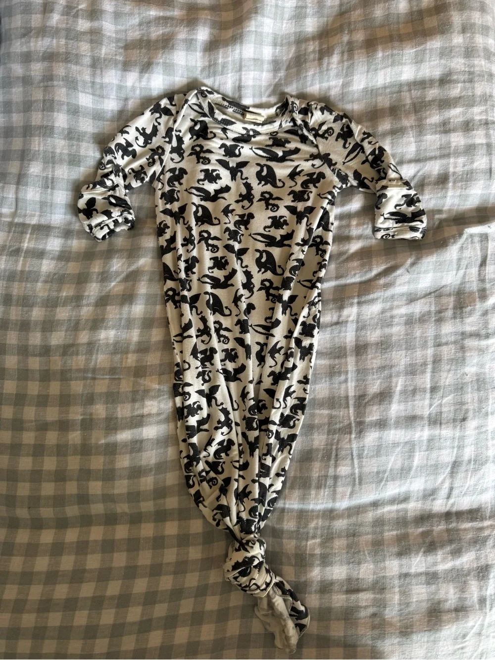 kate quinn Black & White dragon Knot Gown